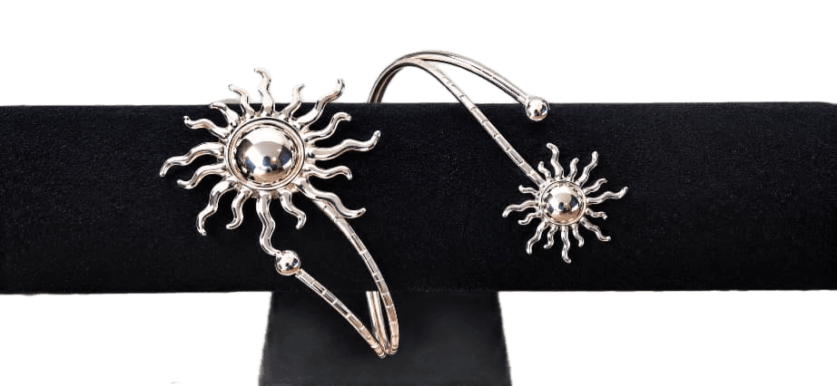 Silver arm cuff